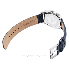 AIGNER MOLISE II AGW.278002.C Blue Silver Leather Strap Swiss Made