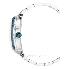 AIGNER ROVIGO AGW.246001 Silver Ring Blue Watch Swiss Made