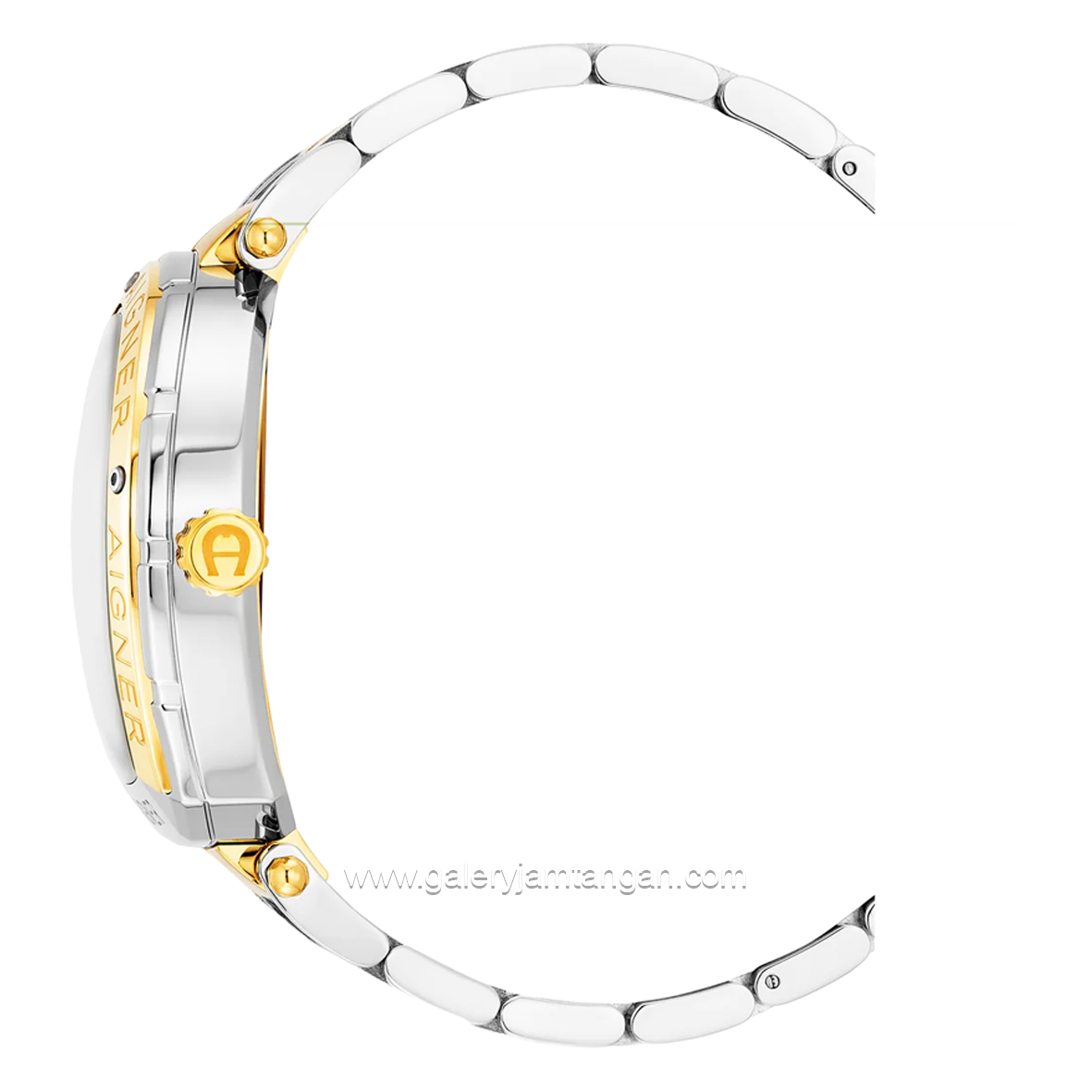 AIGNER ROVIGO AGW.246002 Silver Gold Stainless Steel Swiss Made