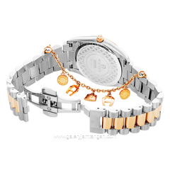 AIGNER SCAFATI AGW.237002 Women's Watch Silver Rosegold Swiss Made