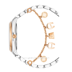 AIGNER SCAFATI AGW.237002 Women's Watch Silver Rosegold Swiss Made