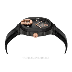AIGNER TAVIANO A113126 Black Leather Watch Series Swiss Made