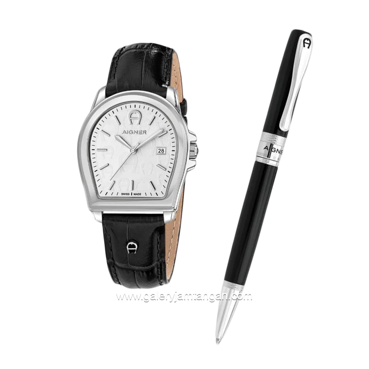 AIGNER VERONA ARWGA4810005SET Black Mens Watch Swiss Made