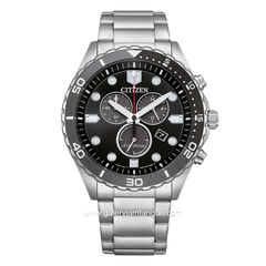 CITIZEN ECO DRIVE AT2568-82E Silver Dial Black Stainless Steel