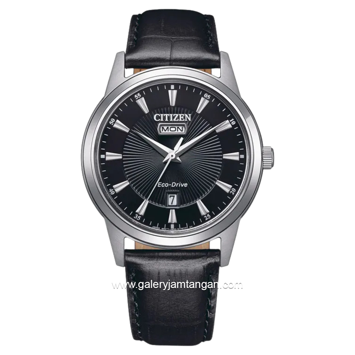 CITIZEN AW0100-27E Eco Drive Black Leather Strap