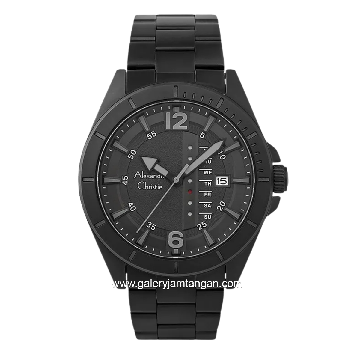 Alexandre Christie AC 6535 MEBIPBA Black Stainless Steel