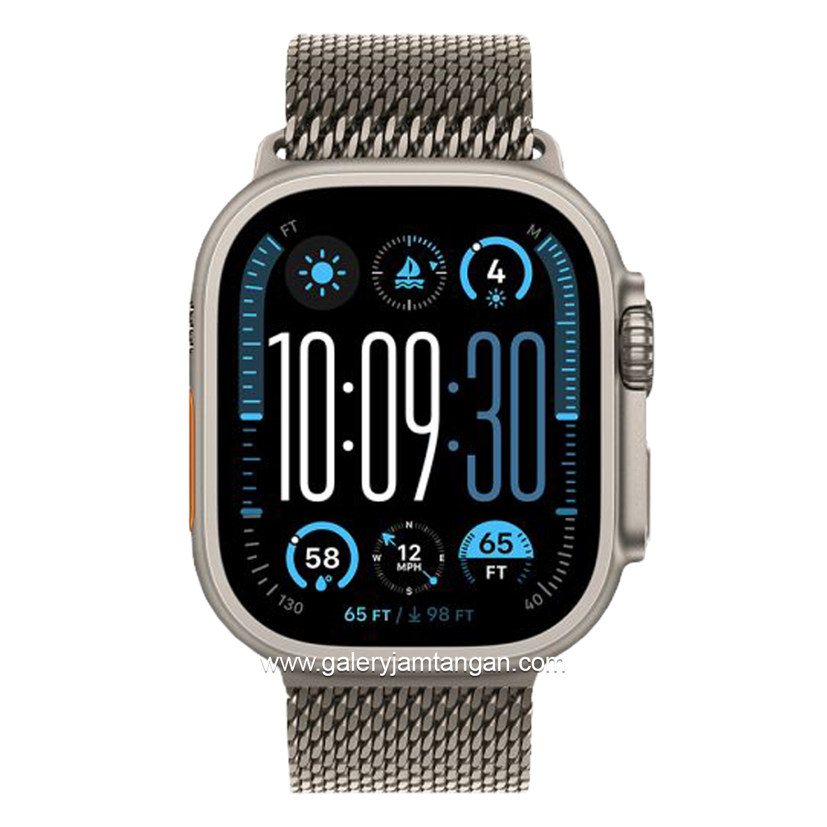 APPLE WATCH ULTRA 2 Natural Milanese Loop Band