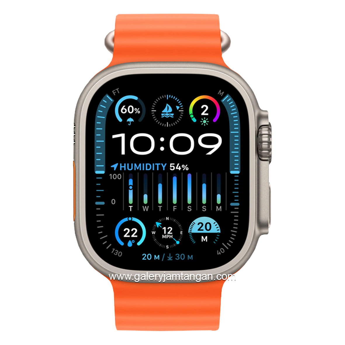 APPLE WATCH ULTRA 2 Orange Ocean Band