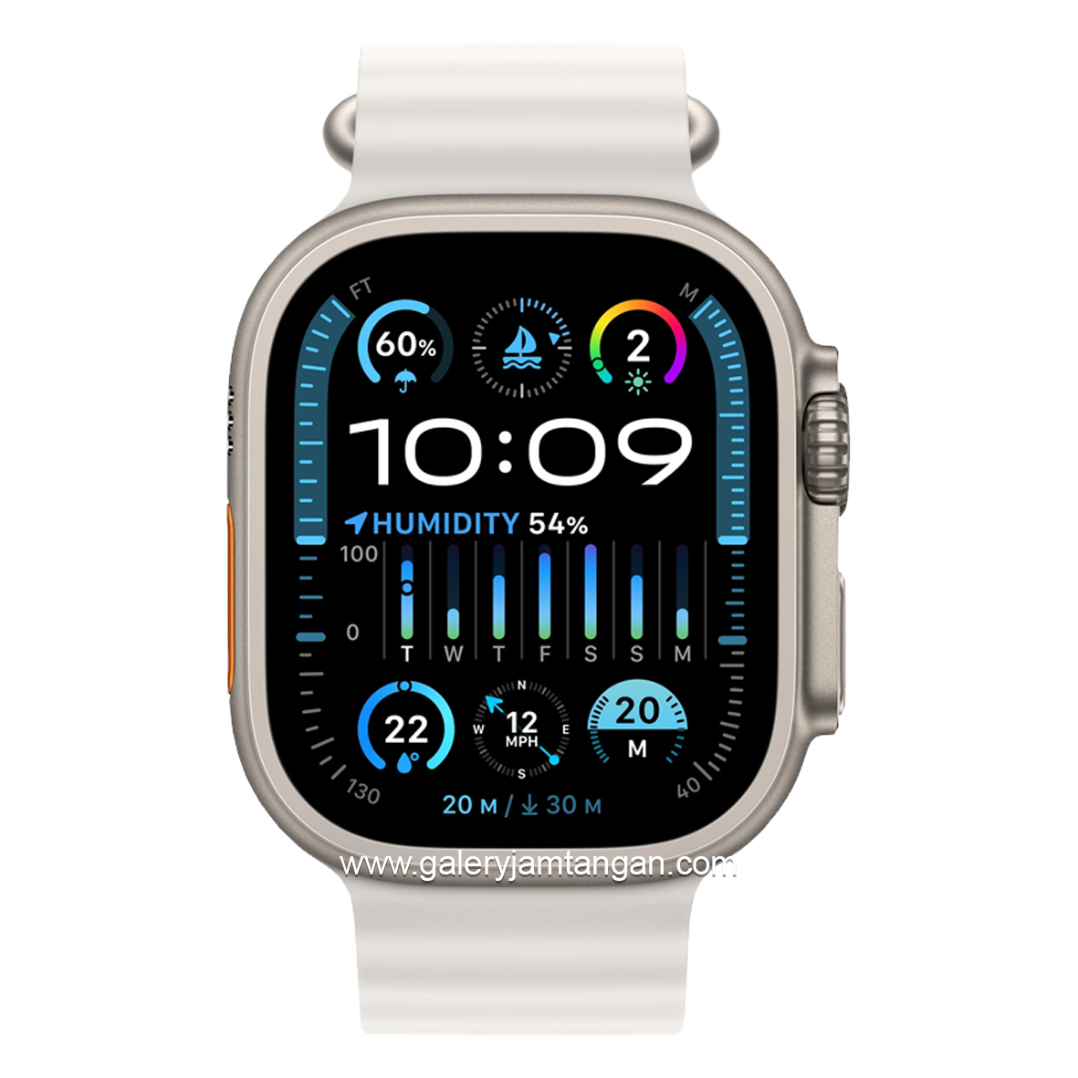 APPLE WATCH ULTRA 2 White Ocean Band