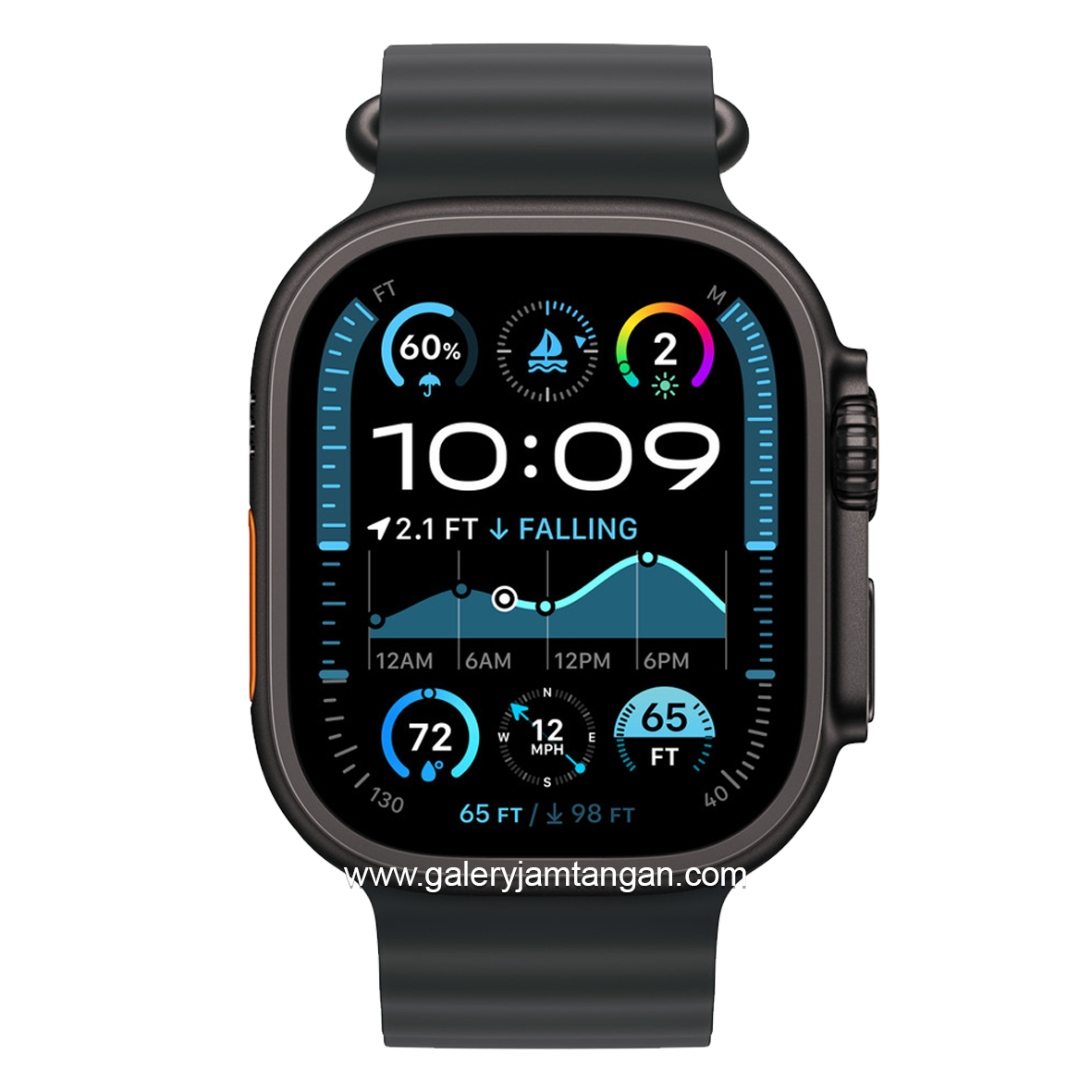 APPLE WATCH ULTRA 2 Black Osean Band