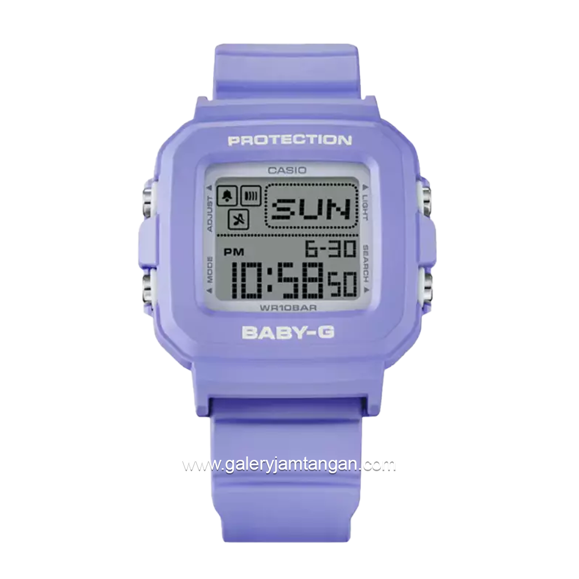 G-SHOCK BABY-G BGD-10K-6DR Purple Digital Rubber Strap