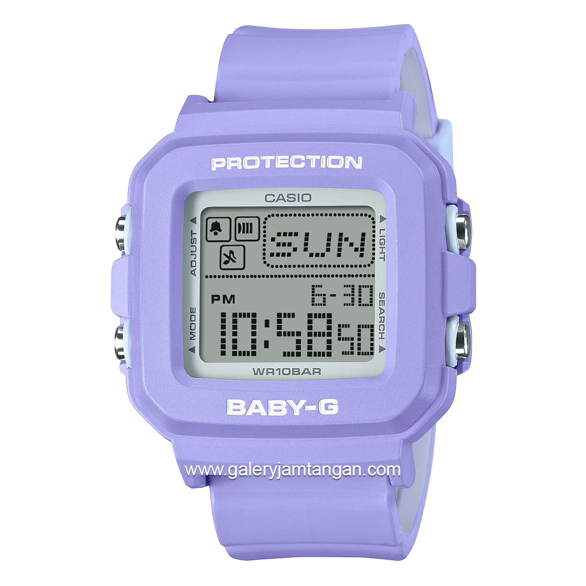 G-SHOCK BABY-G BGD-10K-6DR Purple Digital Rubber Strap