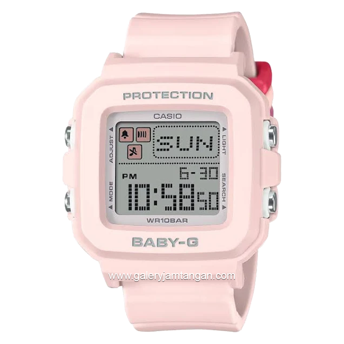 G-SHOCK BABY-G BGD-10L-4DR Pink Digital Rubber Strap