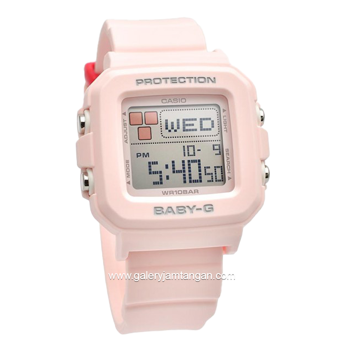 G-SHOCK BABY-G BGD-10L-4DR Pink Digital Rubber Strap