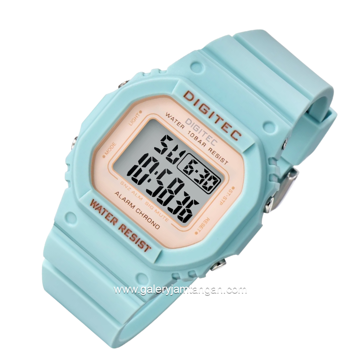 DIGITEC BDG-7024T Blue Digital Rubber Strap