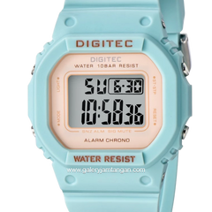DIGITEC BDG-7024T Blue Digital Rubber Strap