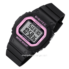 DIGITEC BDG-7024T Black Pink Digital Rubber Strap