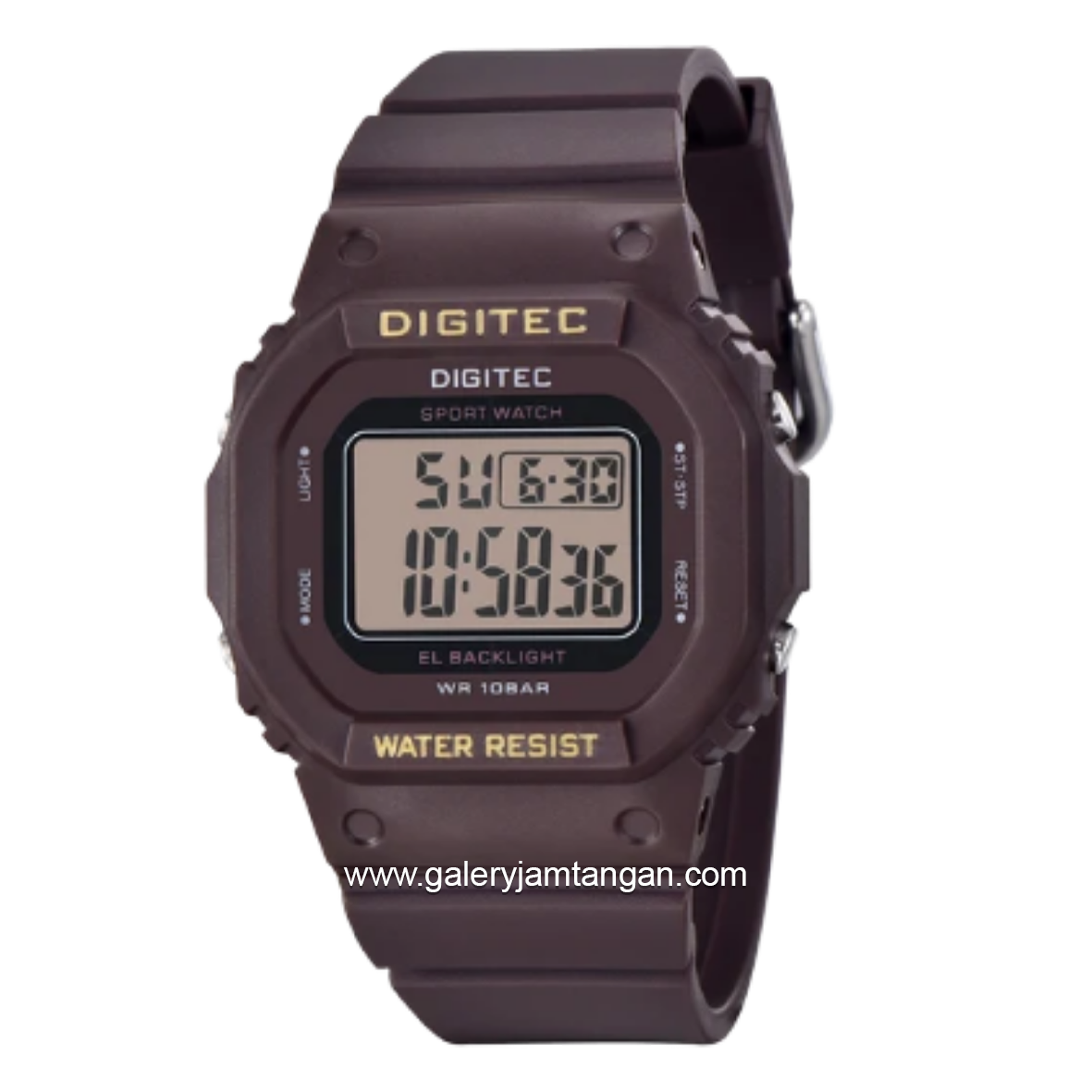 DIGITEC BDG-7024T Full Brown Digital Rubber Strap