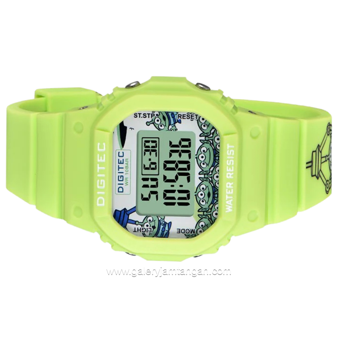 DIGITEC BDG-7100T-PX Full Green Digital Rubber Strap