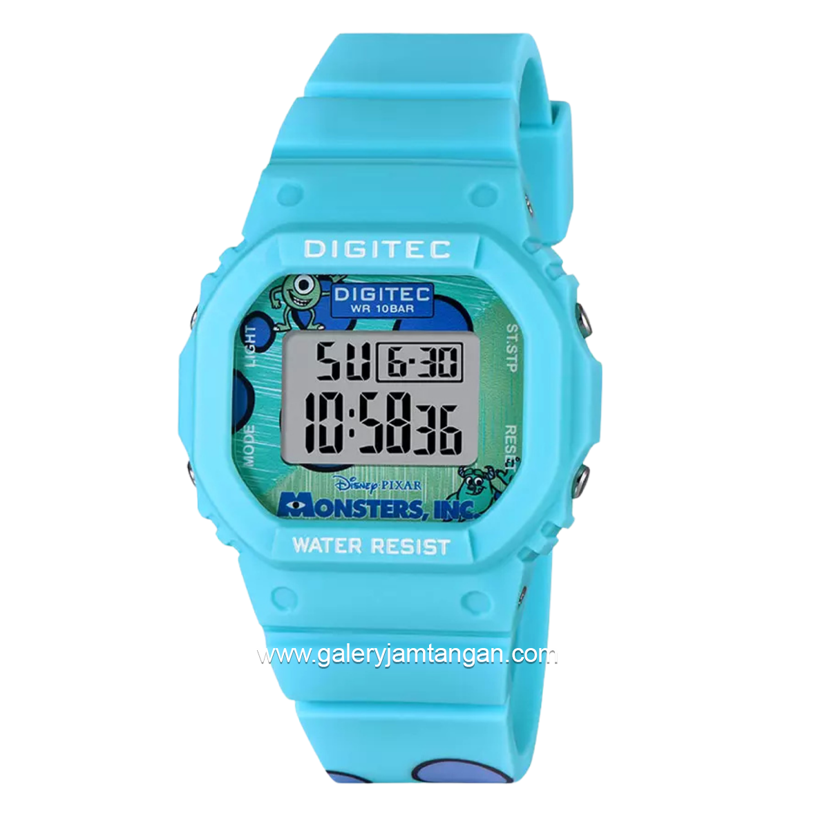 DIGITEC BDG-7100T-PX Disney Pixar Full Blue Digital Rubber Strap
