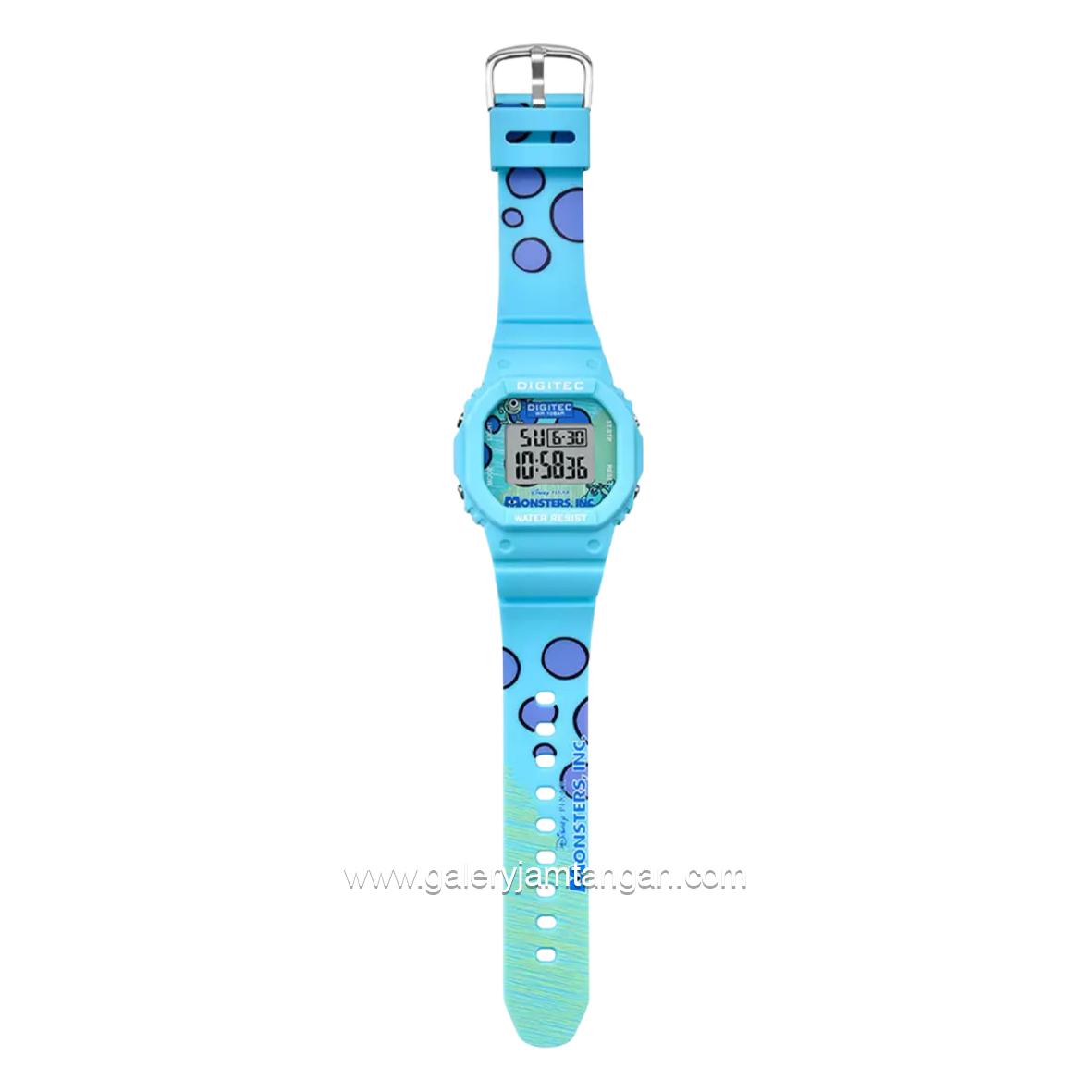 DIGITEC BDG-7100T-PX Disney Pixar Full Blue Digital Rubber Strap
