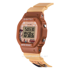 DIGITEC BDG-7100T-PX Disney Pixar Brown Digital Rubber Strap