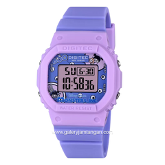 DIGITEC BDG-7100T-PX Disney Pixar Purple Digital Rubber Strap
