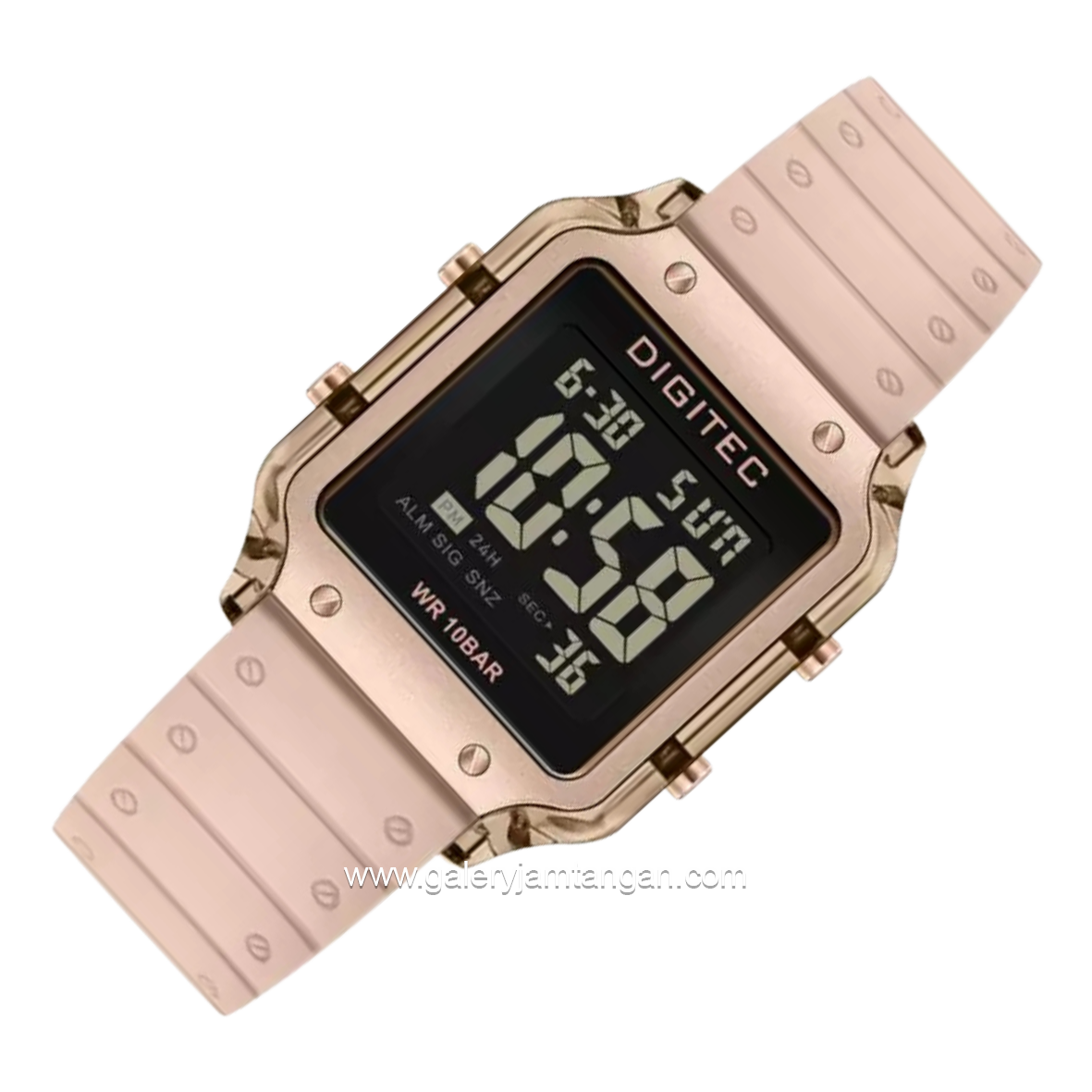 DIGITEC BDG-7133T Cream Digital Rubber Strap