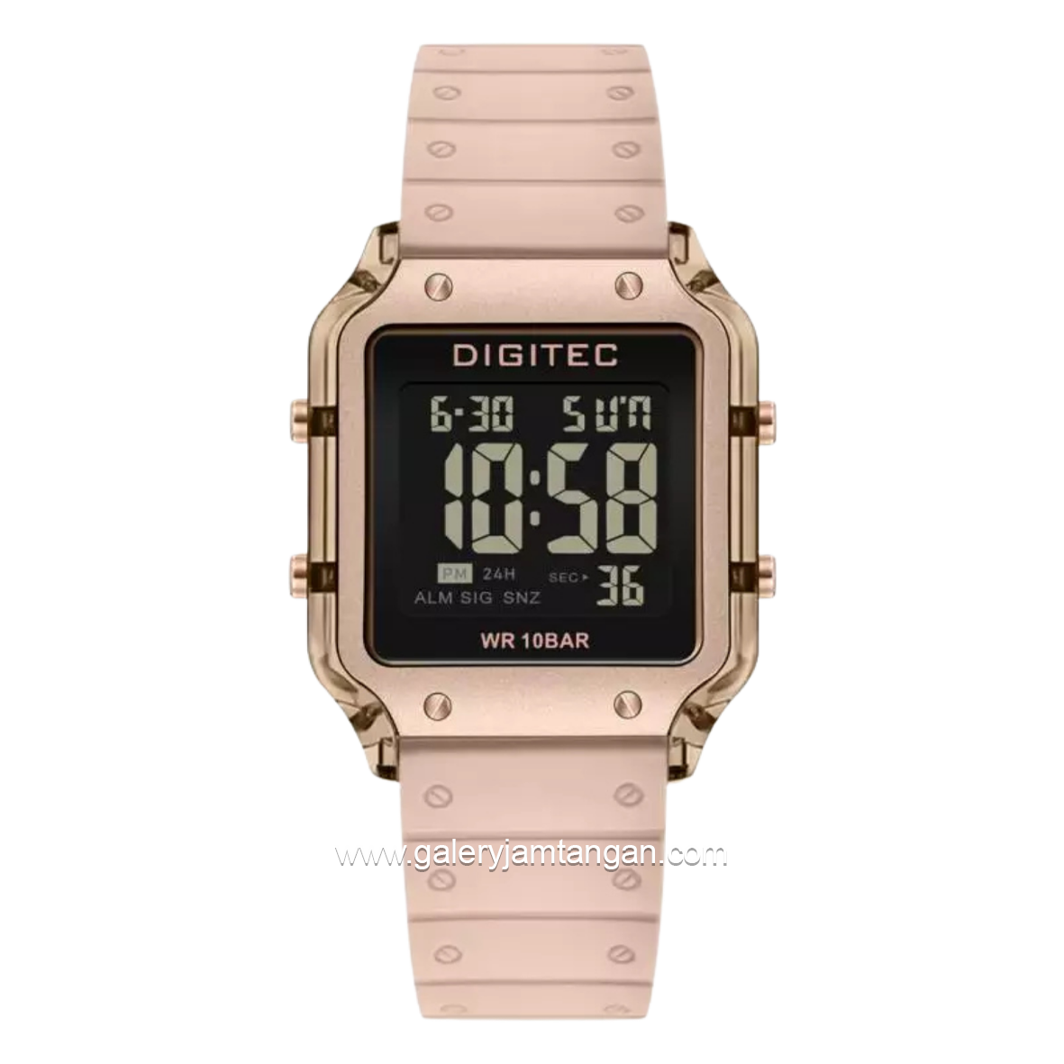 DIGITEC BDG-7133T Cream Digital Rubber Strap