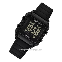 DIGITEC BDG-7133T Black Digital Rubber Strap