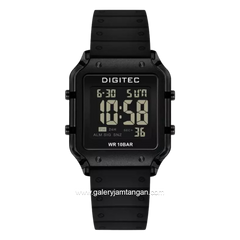 DIGITEC BDG-7133T Black Digital Rubber Strap