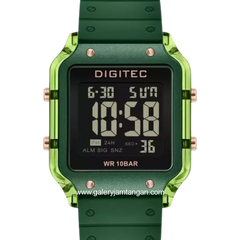 DIGITEC BDG-7133T Green Digital Rubber Strap