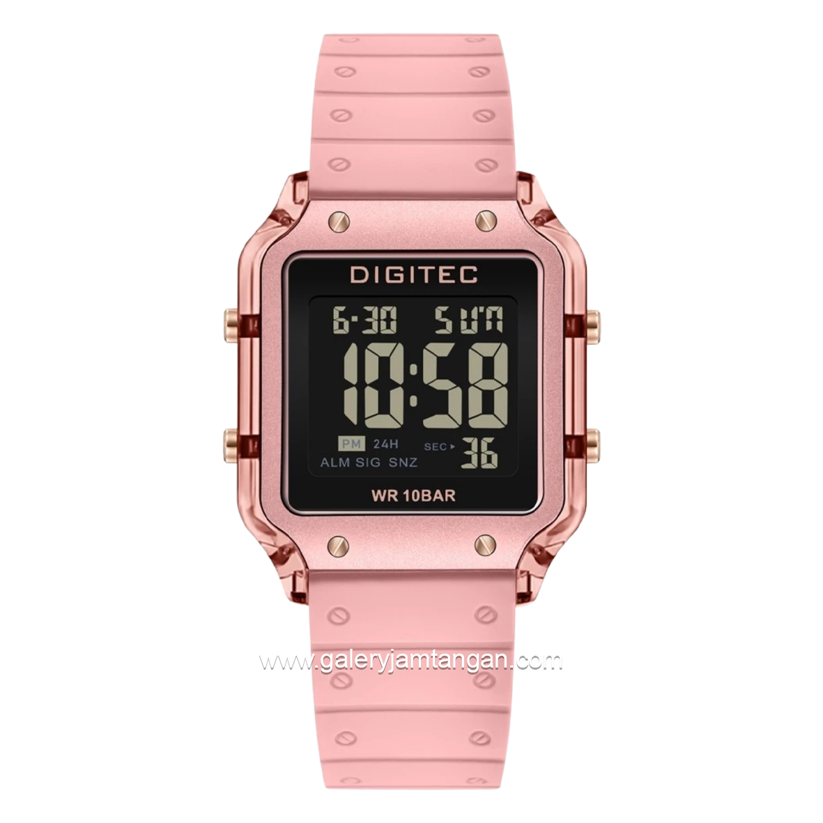 DIGITEC BDG-7133T Pink Digital Rubber Strap