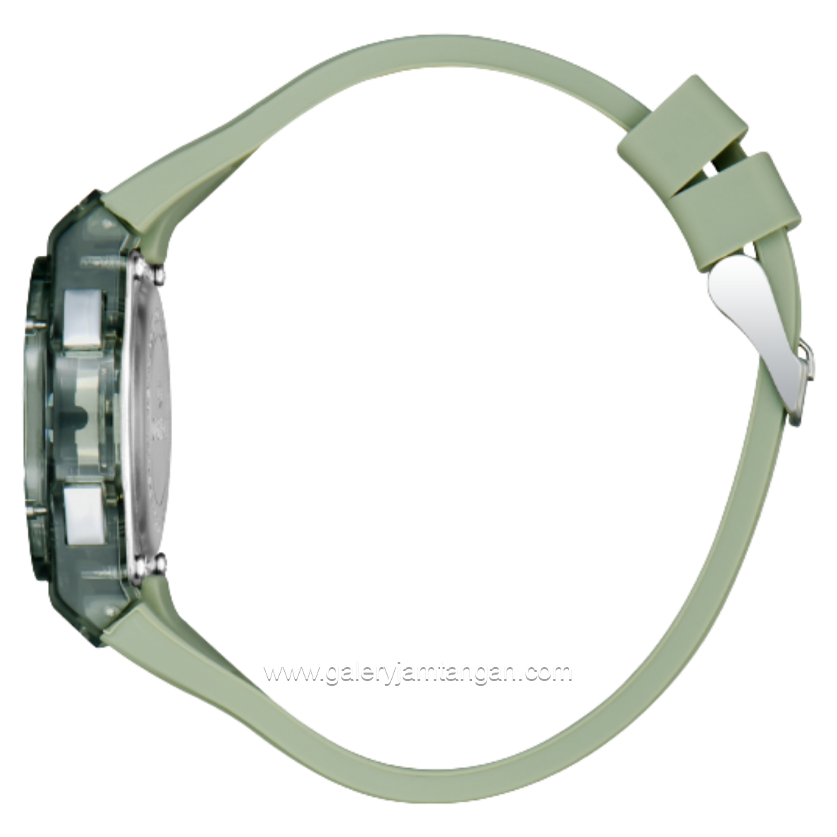 DIGITEC BDG-7208T Full Green Digital Rubber Strap