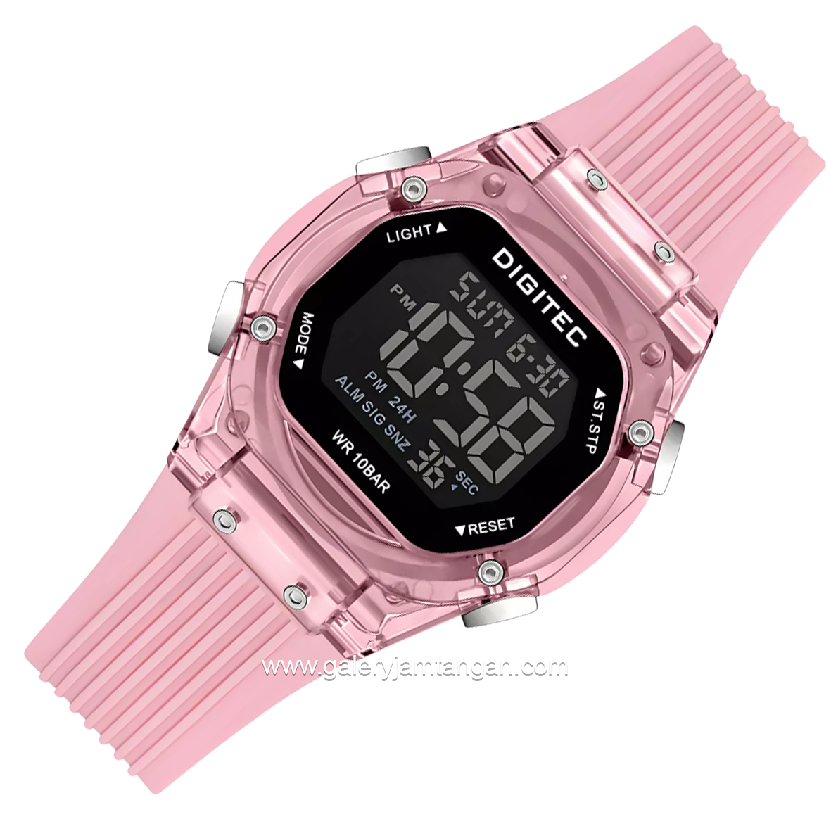 DIGITEC BDG-7208T Full Pink Digital Rubber Strap