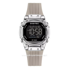 DIGITEC BDG-7208T Grey Digital Rubber Strap