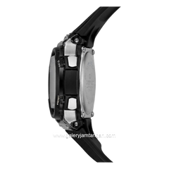 DIGITEC BDG-7208T Full Black Digital Rubber Strap