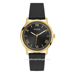 GUESS CHANDLER GW0973G2 Men Black Dial Black Silicone Strap