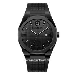 BENTLEY THE AURARAY BL-24-05 Full Black Rubber Strap