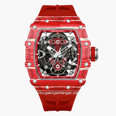 BENTLEY THE VIBRANCE BL-71-85 Automatic Full Red Rubber Strap