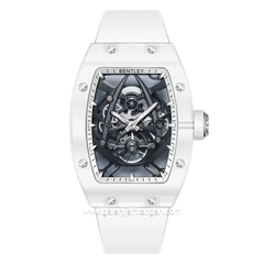 BENTLEY THE BLANCHE BL-72-72 Automatic White Silver Rubber Strap