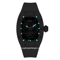 BENTLEY THE BLANCHE BL-72-75 Automatic White Rosegold Rubber Strap