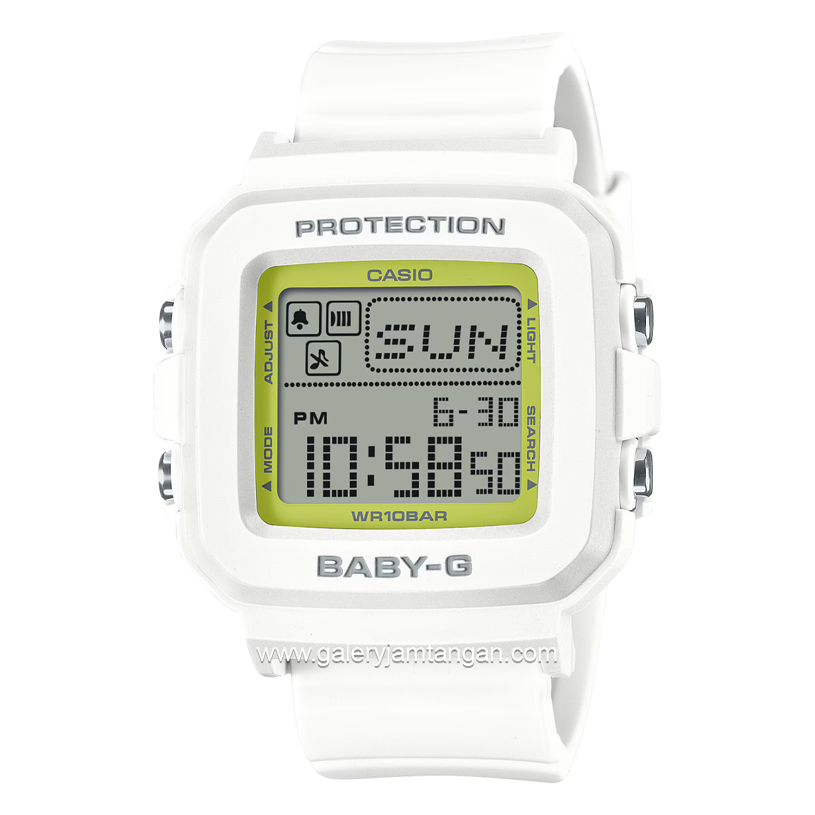 G-SHOCK BABY-G BGD-10K-7DR White Digital Resin Strap