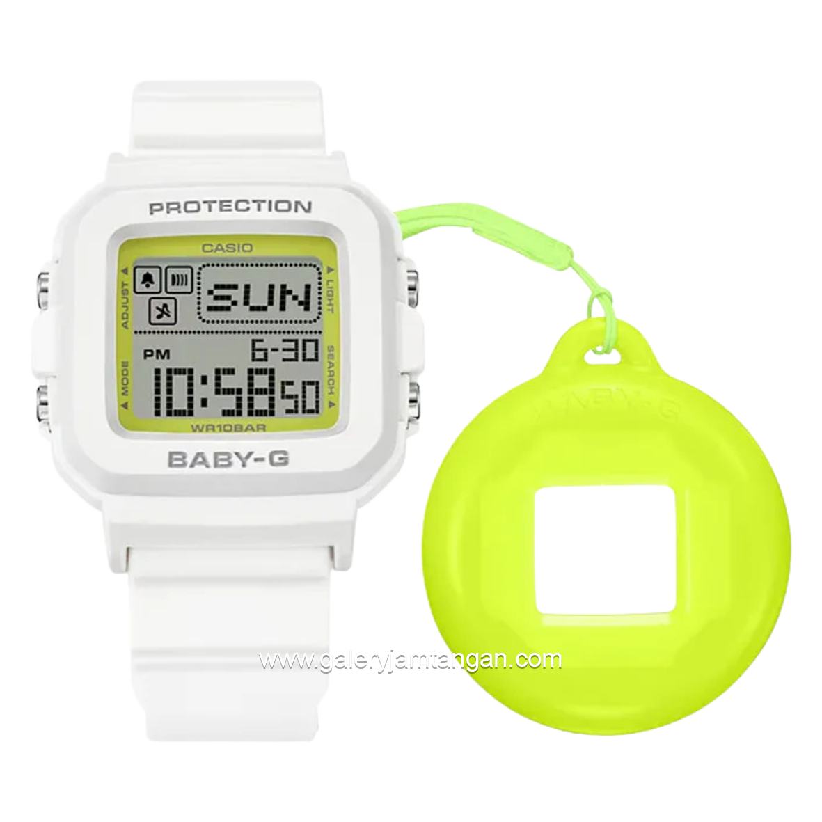 G-SHOCK BABY-G BGD-10K-7DR White Digital Resin Strap
