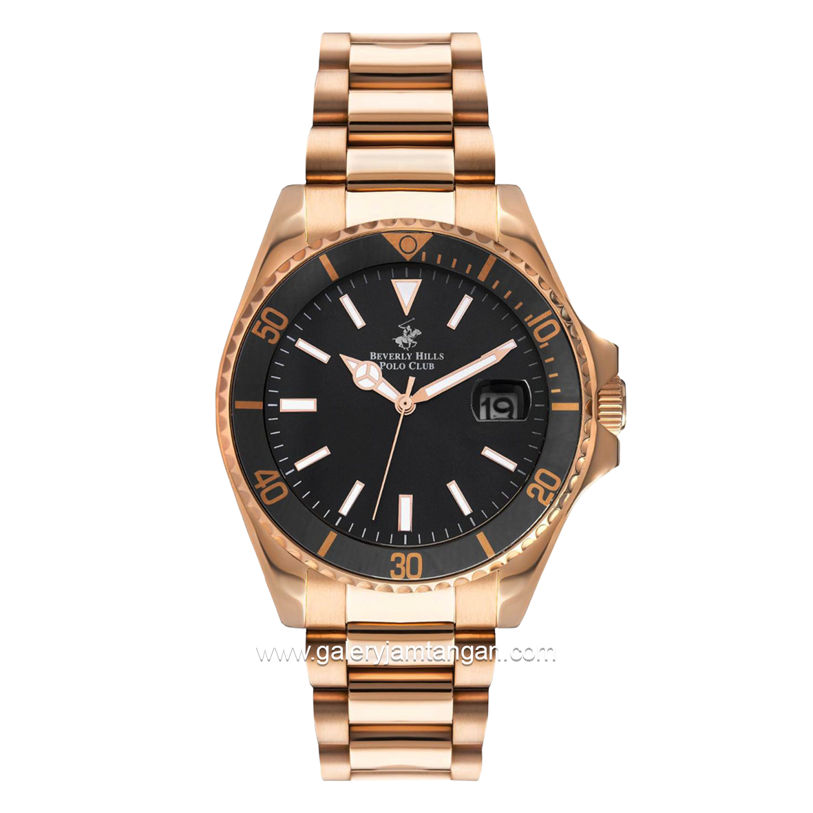 Beverly Hills Polo Club BP3125X.450 Rosegold Stainless Steel
