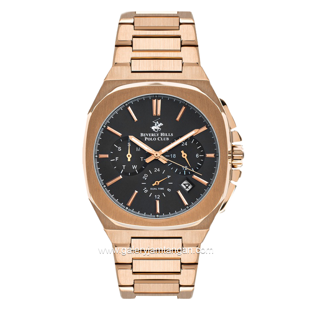 Beverly Hills Polo Club BP3210X.460 Rosegold Stainless Steel Multifunction