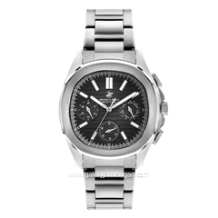 Beverly Hills Polo Club BP3212X.350 Watch Silver Dial Black Multifunction Stainless Steel