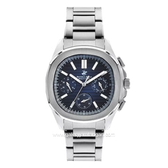 Beverly Hills Polo Club BP3212X.390 Watch Silver Dial Blue Multifunction Stainless Steel