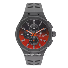 Beverly Hills Polo Club BP3535X.006 Grey Silicone Dial Red Multifunction
