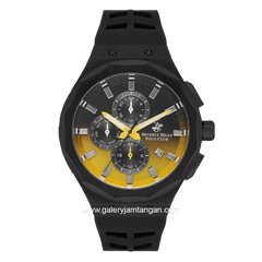Beverly Hills Polo Club BP3535X.601 Black Silicone Dial Yellow Black Multifunction
